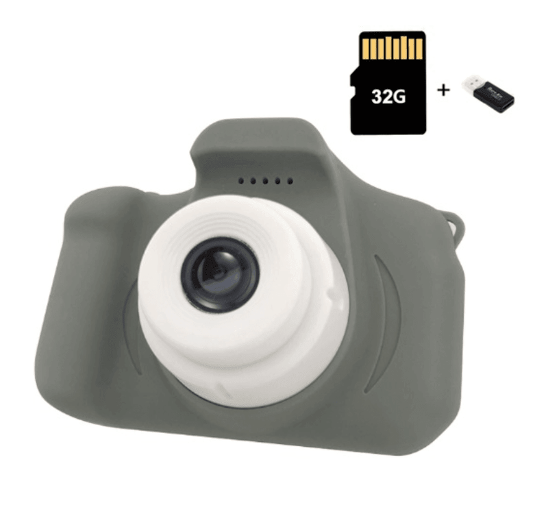 Câmera Digital Infantil 3 em 1 • Cam Kids© (Foto, Vídeo e Jogos ) + Cartão de Memória 32gb (BRINDE!)