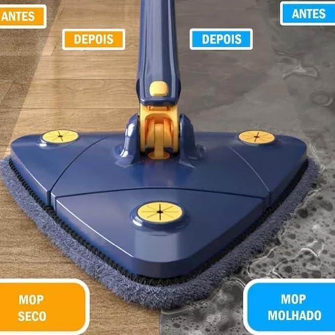 Esfregão Triângulo Mop 360 | Versatillè™ - 1 Refil Brinde
