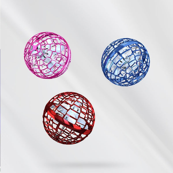 Bola Voadora de Descompressão Giratória com Luzes LED - SpinGlow