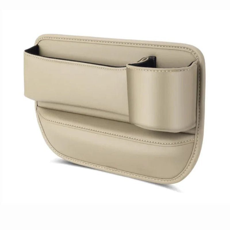Bolsa Organizadora de Couro para Carro com Suporte