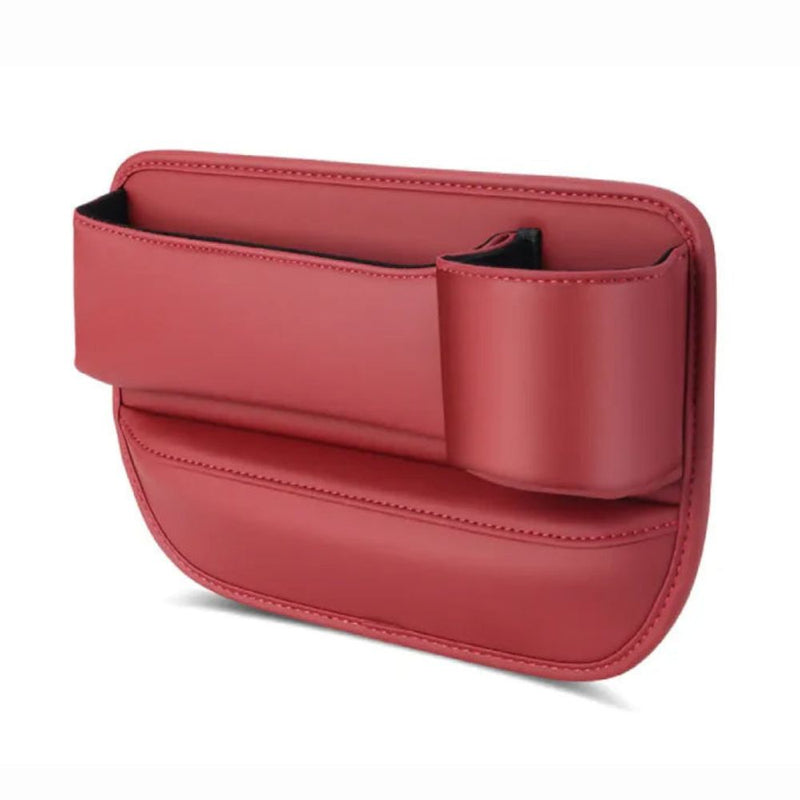 Bolsa Organizadora de Couro para Carro com Suporte