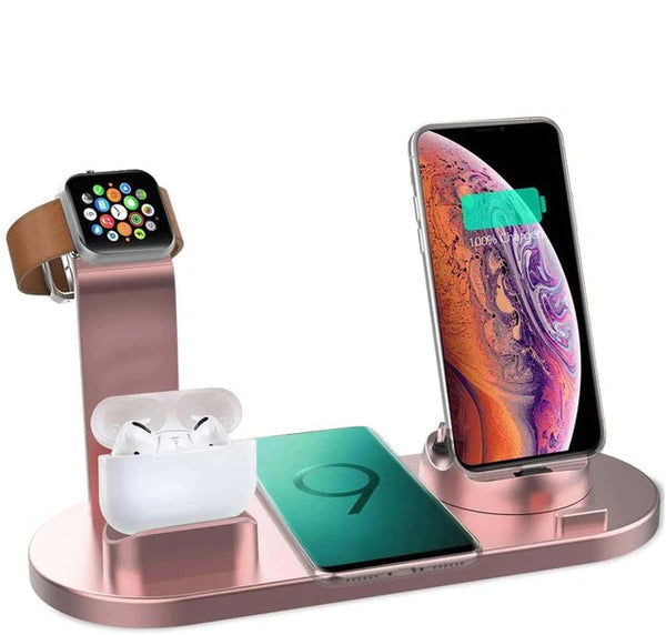 Carregador por Indução 7 em 1 Multifuncional para Iphone e Android
