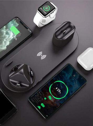 Carregador por Indução 7 em 1 Multifuncional para Iphone e Android