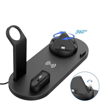 Carregador por Indução 7 em 1 Multifuncional para Iphone e Android