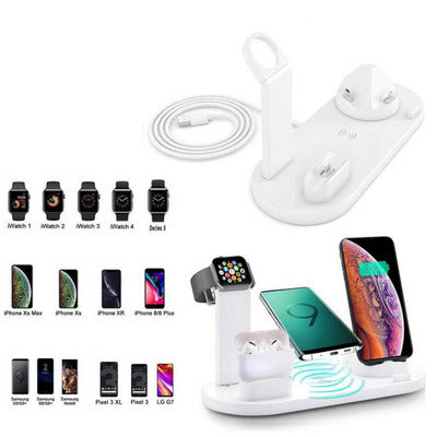 Carregador por Indução 7 em 1 Multifuncional para Iphone e Android