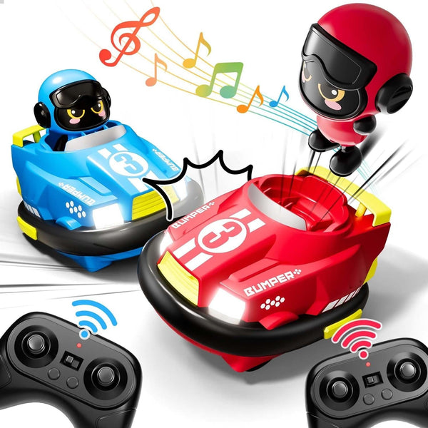 Conjunto de Carrinho Bate Bate Interativo com Controle Remoto
