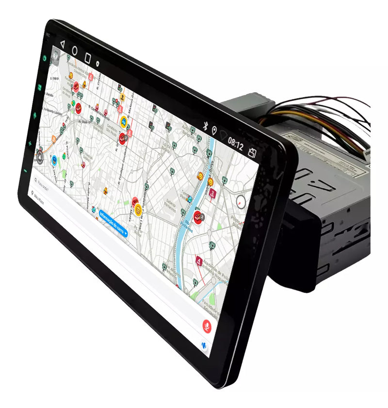 Central Multimídia Universal - Tela Rotativa e Flutuante Carplay