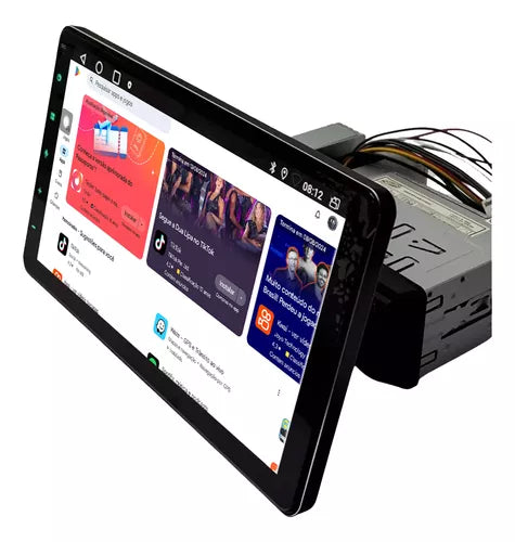 Central Multimídia Universal - Tela Rotativa e Flutuante Carplay