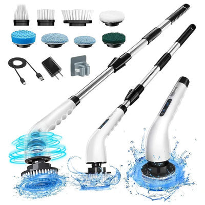 Escova de Limpeza Elétrica 7 em 1 para Limpeza Profunda - CleanPro