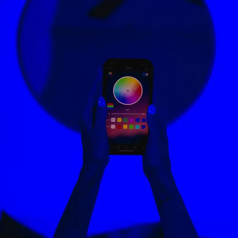 Lâmpada Projetor Sunset com APP + Controle Remoto