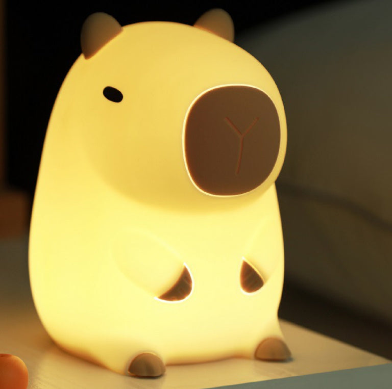 Luminária Capivara LED com Sensor de Toque Recarregável