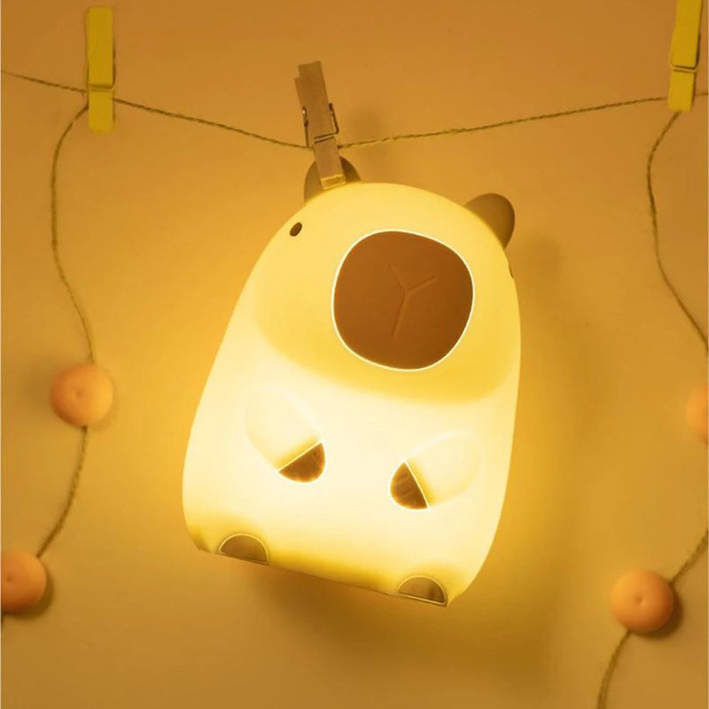 Luminária Capivara LED com Sensor de Toque Recarregável