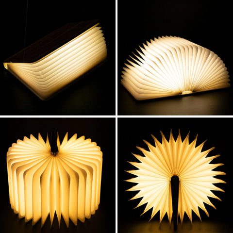 Luminária LED Livro Encantado Recarregável USB
