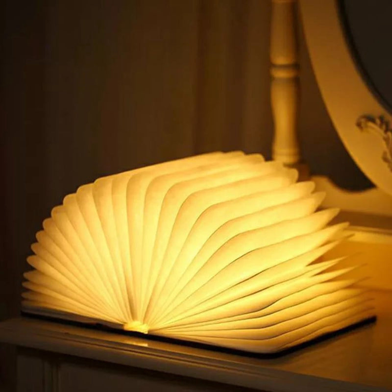Luminária LED Livro Encantado Recarregável USB