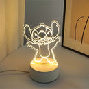 Luminária Led Stitch 3D Noturna