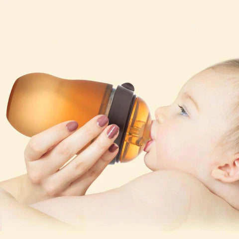Mamadeira de Silicone Anti-Asfixia e Anti Cólica - Livre de BPA