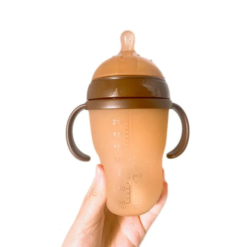 Mamadeira de Silicone Anti-Asfixia e Anti Cólica - Livre de BPA