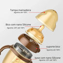 Mamadeira de Silicone Anti-Asfixia e Anti Cólica - Livre de BPA