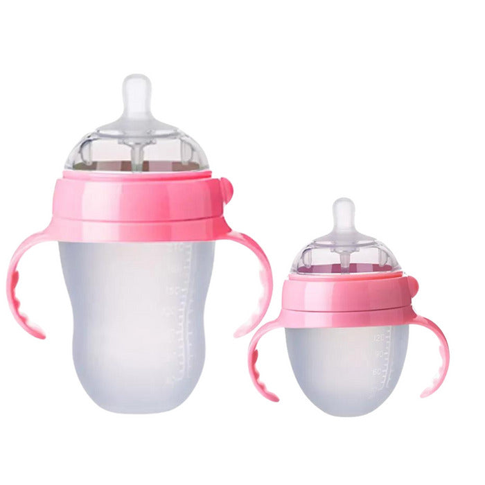 Mamadeira de Silicone Anti-Asfixia e Anti Cólica - Livre de BPA