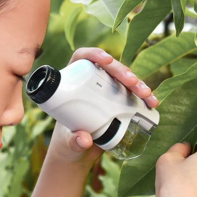 Mini Microscópio Portátil de Mão Infantil - ZoomDiscover