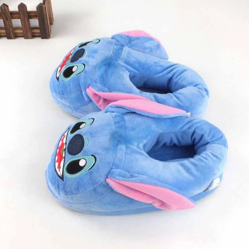Pantufa Stitch de Inverno em Algodão