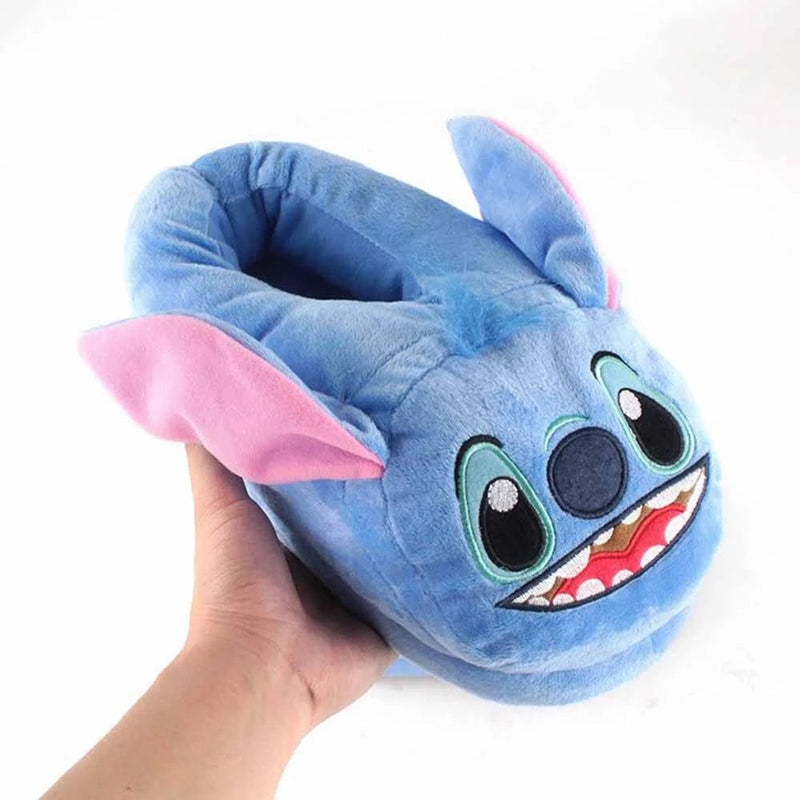 Pantufa Stitch de Inverno em Algodão