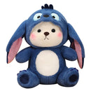 Urso Pelúcia Cosplay Stitch com Chapéu Removível