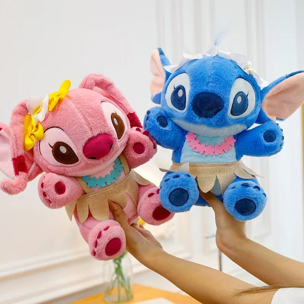 Urso Pelúcia Stitch e Angel Hawaii - TropicHug