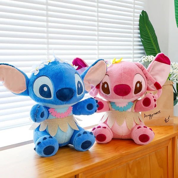 Urso Pelúcia Stitch e Angel Hawaii - TropicHug