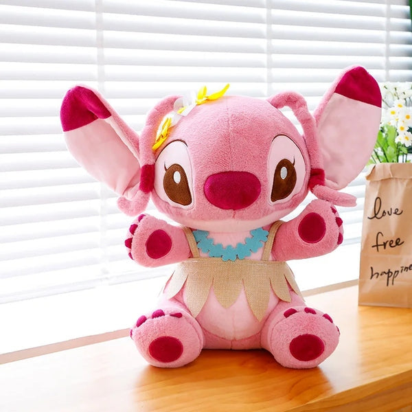 Urso Pelúcia Stitch e Angel Hawaii - TropicHug