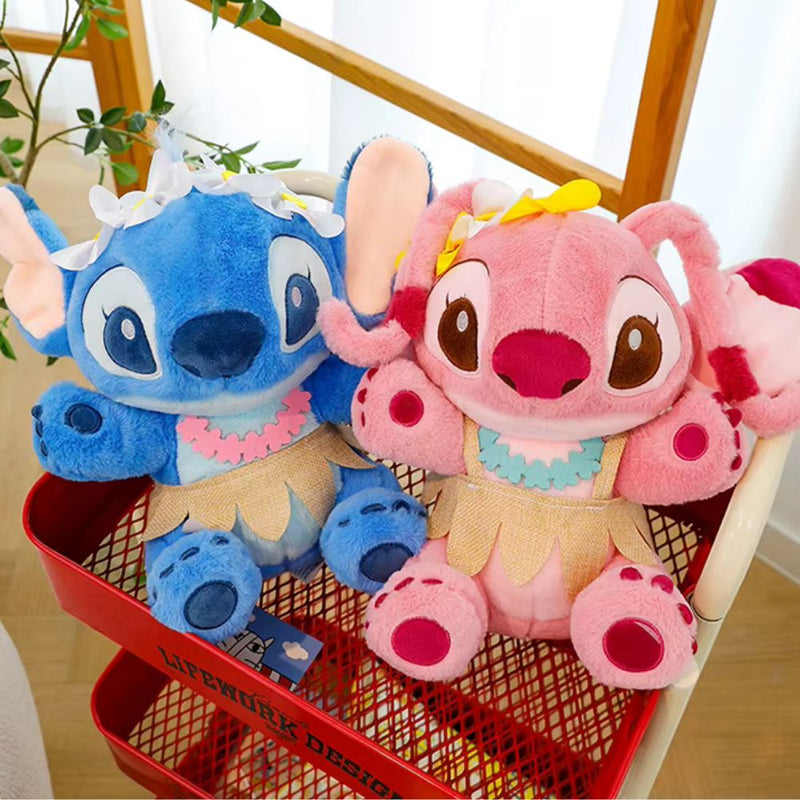 Urso Pelúcia Stitch e Angel Hawaii - TropicHug