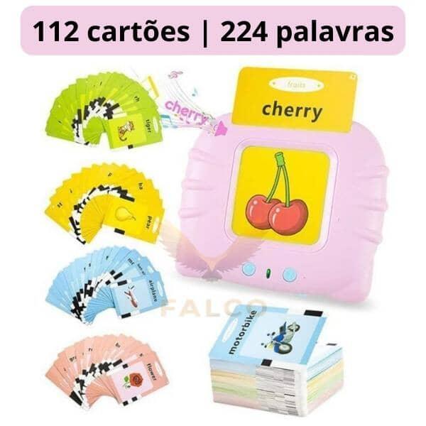 CardKids - Brinquedo Interativo que Ensina Inglês + Livro de Desenvolvimento Infantil (Brinde!)