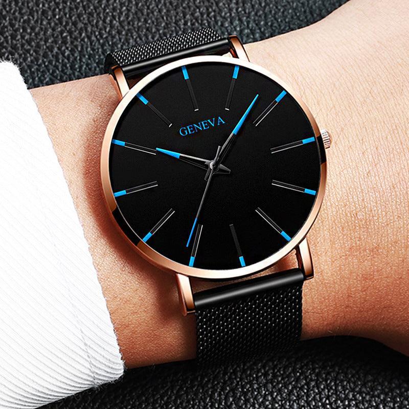Relógio Minimalista Iron Blue