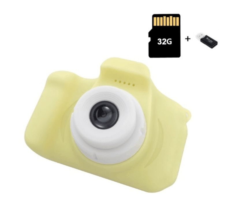 Câmera Digital Infantil 3 em 1 • Cam Kids© (Foto, Vídeo e Jogos ) + Cartão de Memória 32gb (BRINDE!)