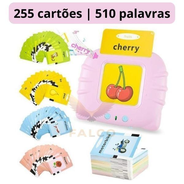 CardKids - Brinquedo Interativo que Ensina Inglês + Livro de Desenvolvimento Infantil (Brinde!)