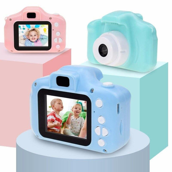 Câmera Digital Infantil 3 em 1 • Cam Kids© (Foto, Vídeo e Jogos ) + Cartão de Memória 32gb (BRINDE!)