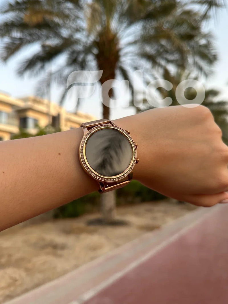 Smartwatch Feminino Cristal PRO + 2ª Pulseira (BRINDE!)