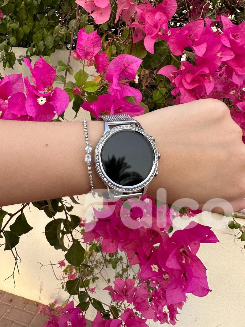 Smartwatch Feminino Cristal PRO + 2ª Pulseira (BRINDE!)