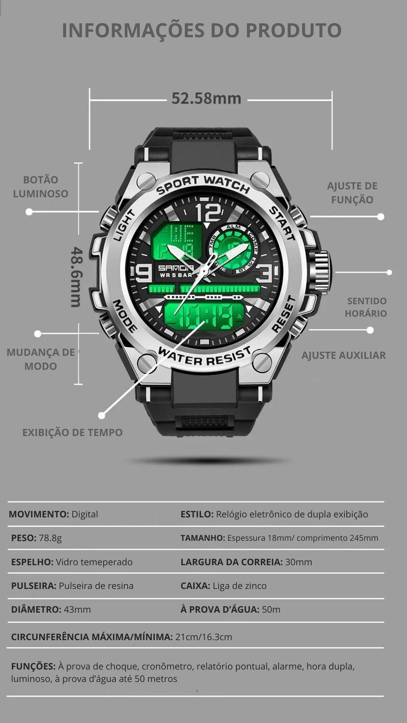 Relógio Masculino - Sport Watch