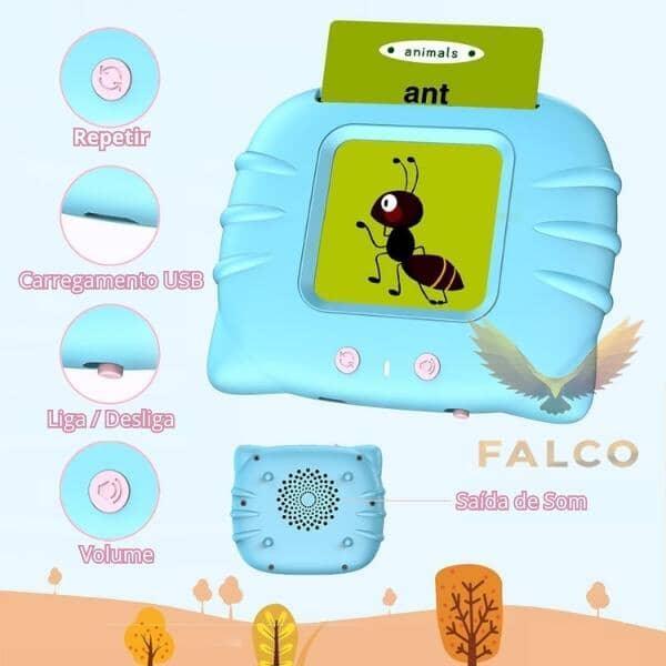 CardKids - Brinquedo Interativo que Ensina Inglês + Livro de Desenvolvimento Infantil (Brinde!)