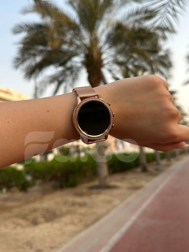 Smartwatch Feminino Cristal PRO + 2ª Pulseira (BRINDE!)