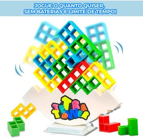 Jogo Interativo Tetra Tower® (Mistura do Jenga com o Tetris)